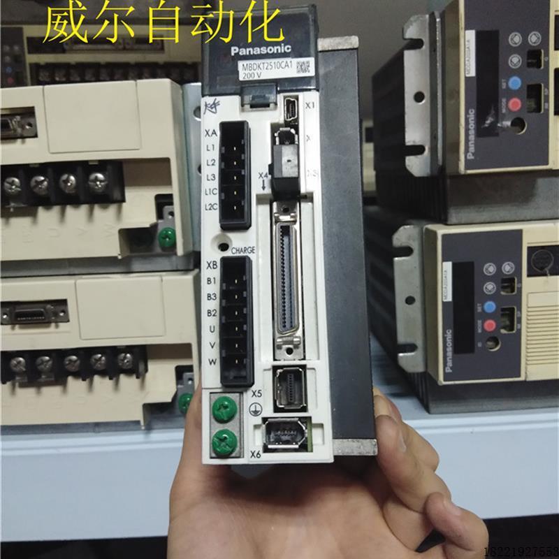 议价B007*原装拆机MBDHT2510 伺服A5 MBDKT2510CA1 400w驱动器成