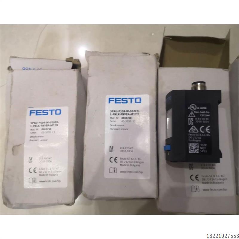 议价全新原装FESTO SPAU-P10R-W-G18FD-L-PNLK-PNVBA-M12U 800123