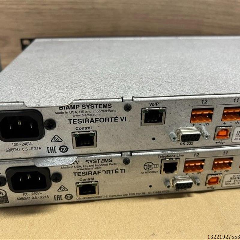 议价biamp百安普TesiraFORCEVI高级音频处理