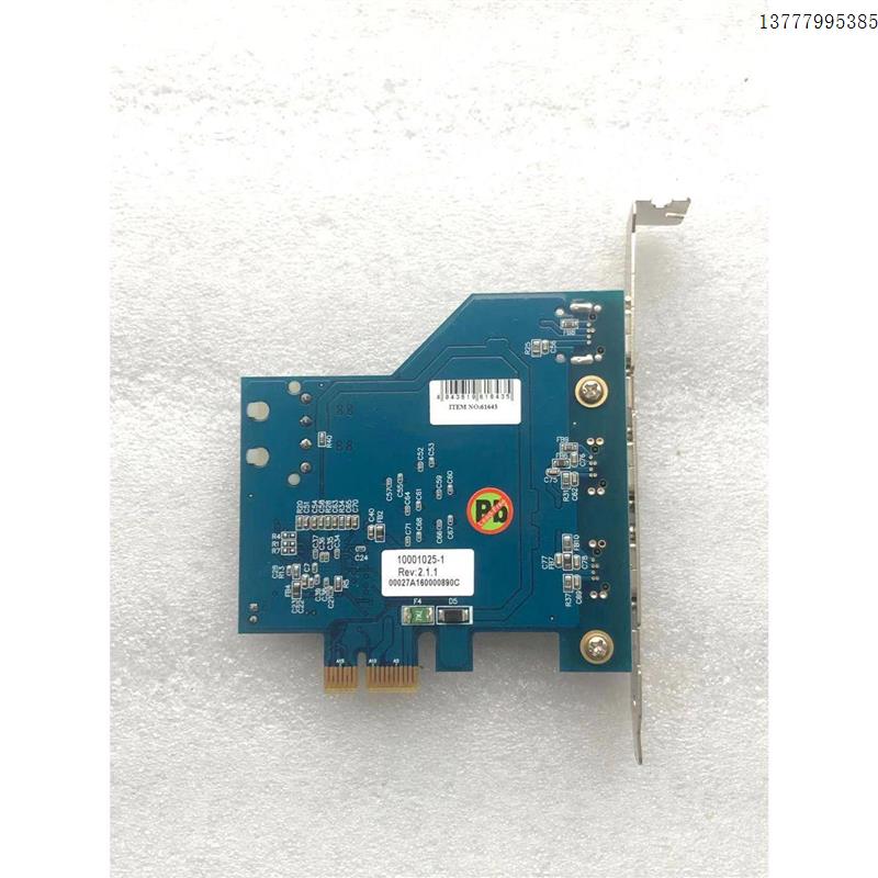 议价现货台湾IOI FWB-PCIE1X21B LSI FW643 1394B采集卡800M