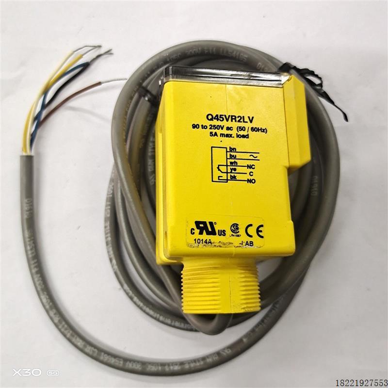 议价A105*邦纳原装进口Q45VR2LV光电传感器行车防撞专用 订货号3