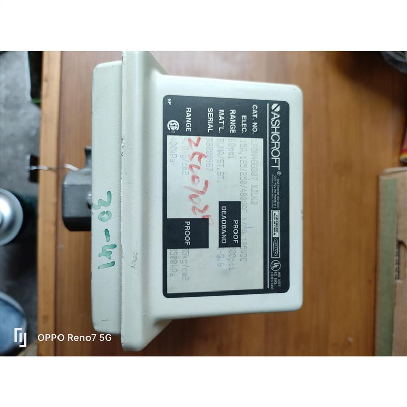 议价雅斯科Ashcroft压力开关LPDN4GGB07XJLK3实物拍摄先议价