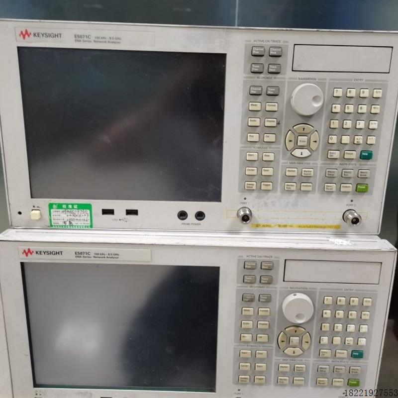 议价安捷伦/是德E5071C网络分析仪主要常用测试驻波比