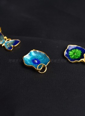 镀金古法金配件挂件手工DIY编绳