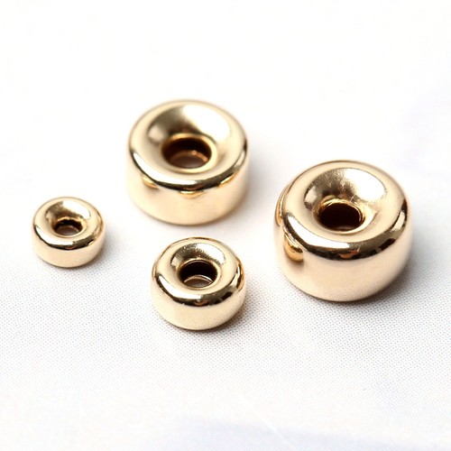 diy包金算盘手工饰品扁珠