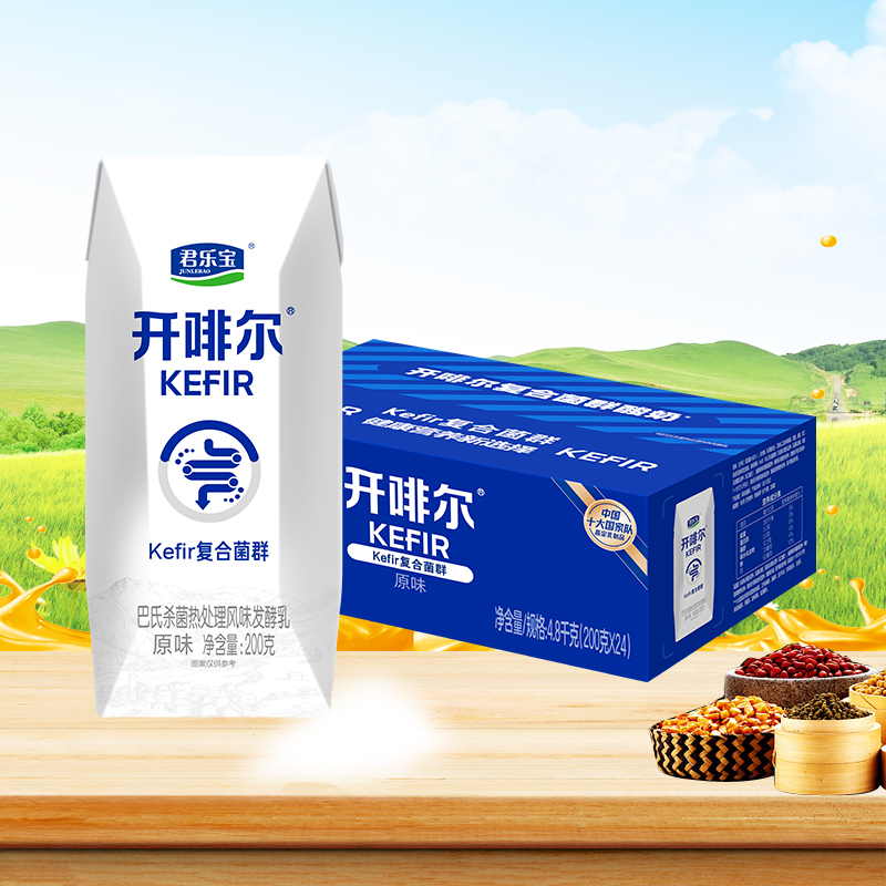 原味石家庄酸奶君乐宝24盒