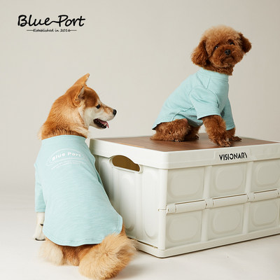 BluePort印花T恤中小型犬