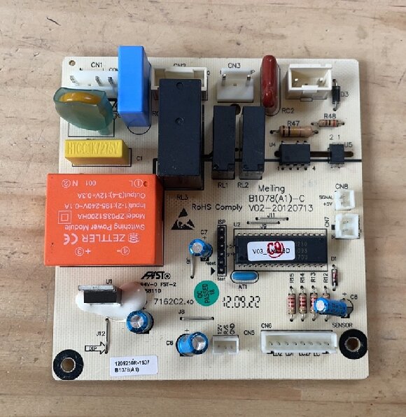 美菱冰箱配件电脑版B1078[A1]BCD-450ZE9N主孔板电源板线路板