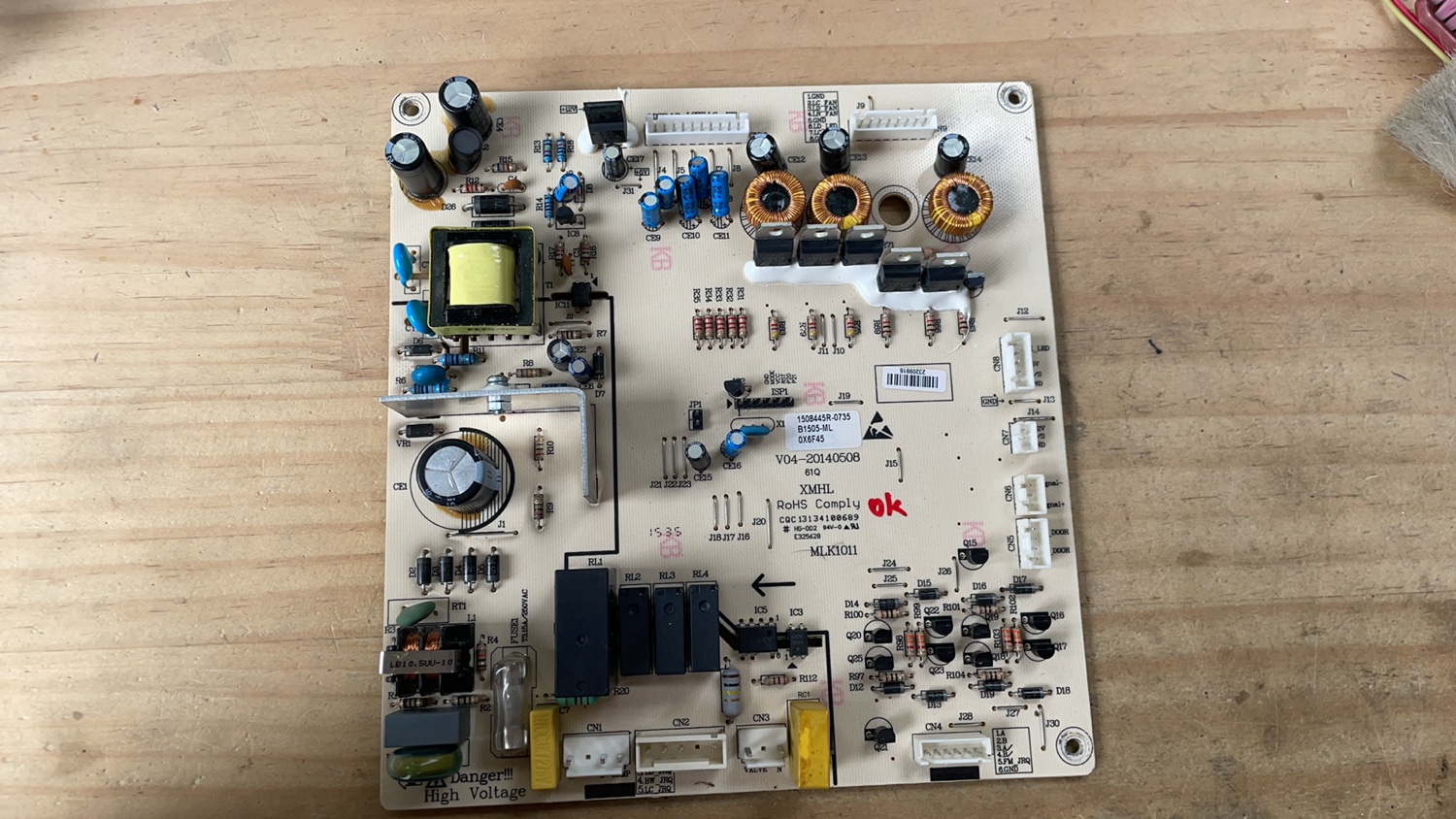 美菱冰箱 控制板 BCD-568 WEC 560WUX  565 WCH 电源 主 板 B1505