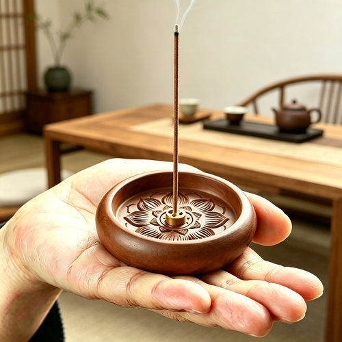 【花梨木莲花香插】线香通用