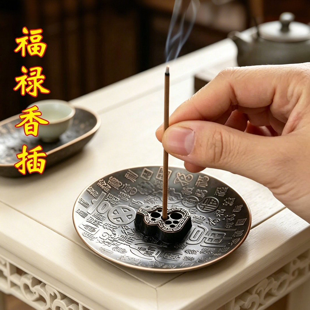 【福禄八孔香插】线香通用图片
