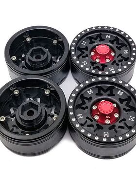 SCX10攀爬 TRX4/ 10寸合90046km2 轮毂金属 金属1.9车1 仿真轮毂