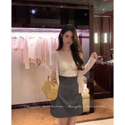 办公室少女高腰包臀半身裙短裙