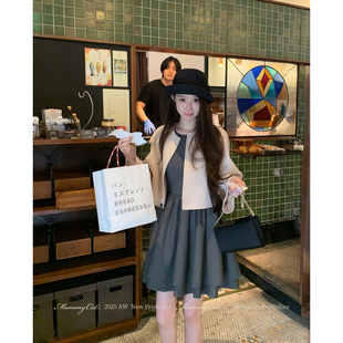 Cat 无袖 下蛋喵 新品 双层裙摆轻礼服连衣裙 暮灰序曲 Mummy