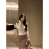 新品 Mummy 山本智美 下蛋喵 40羊毛口袋百搭包臀半身短裙 Cat