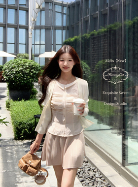 Mummy Cat下蛋喵【西西里假日】25新品精致甜美压褶无袖木耳衬衫