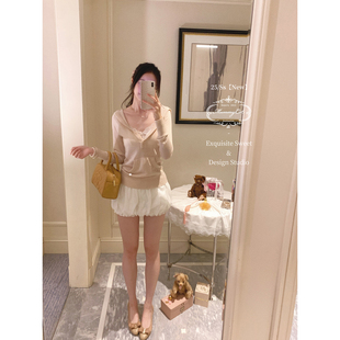 Mummy Cat下蛋喵【刺绣云朵】白色日系可爱棉质绣花花边花苞短裤