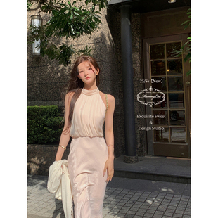 新品 Mummy 月光女神 下蛋喵 挂脖人丝拼接莱赛尔鱼尾长裙 Cat