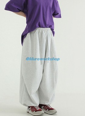 Muro S/S21 cotton pin tuck balloon banding pants软糯糯绒里裤