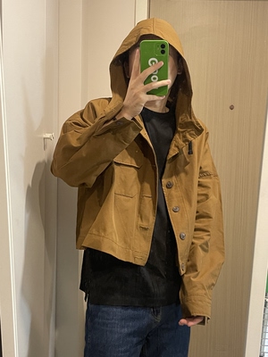 Muro X Paragraph 韩国设计师小众短款连帽夹克时髦外套男女同款