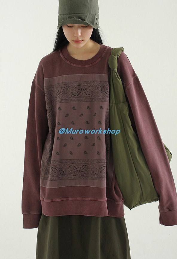 MURO日系复古卫衣套头