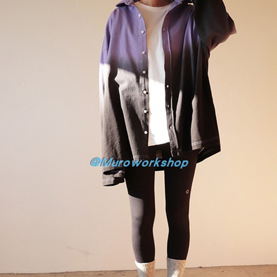 Muro S/S19 D叔日常小众穿着 男女 春新品 STAB SHIRT 日系渐变