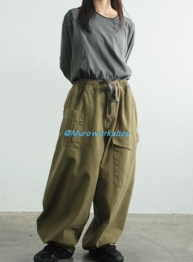 Muro A/W19 over fit button-up balloon pants 宽腿裤