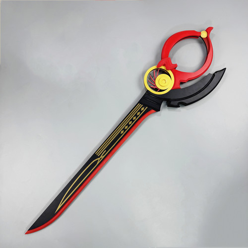 鸣潮千咲cos服道具武器大刀木质