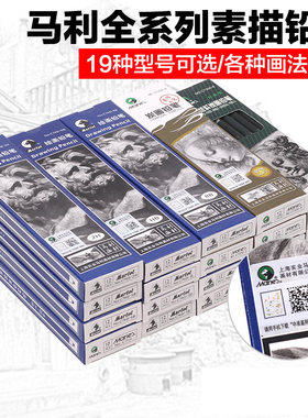软中硬写生画画特浓纸杆亚光碳笔