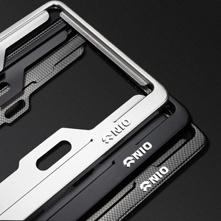 适用于蔚来新能源绿牌ES6ES8EC6ET5ET7车牌边框车牌照架框保护框