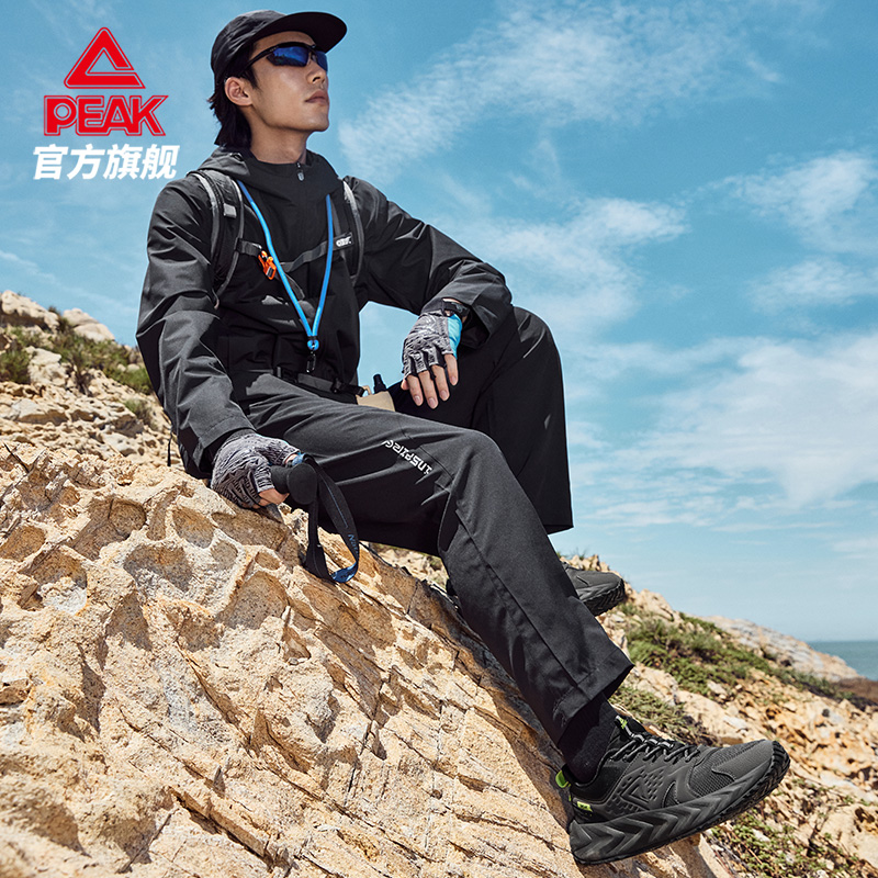 匹克态极跑步鞋男2025春季缓震支撑训练鞋户外徒步鞋登山运动鞋男