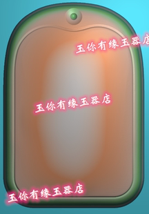 精雕图新款无事牌电脑机雕图仿古牌头椭圆平安无事牌玉雕图平安牌