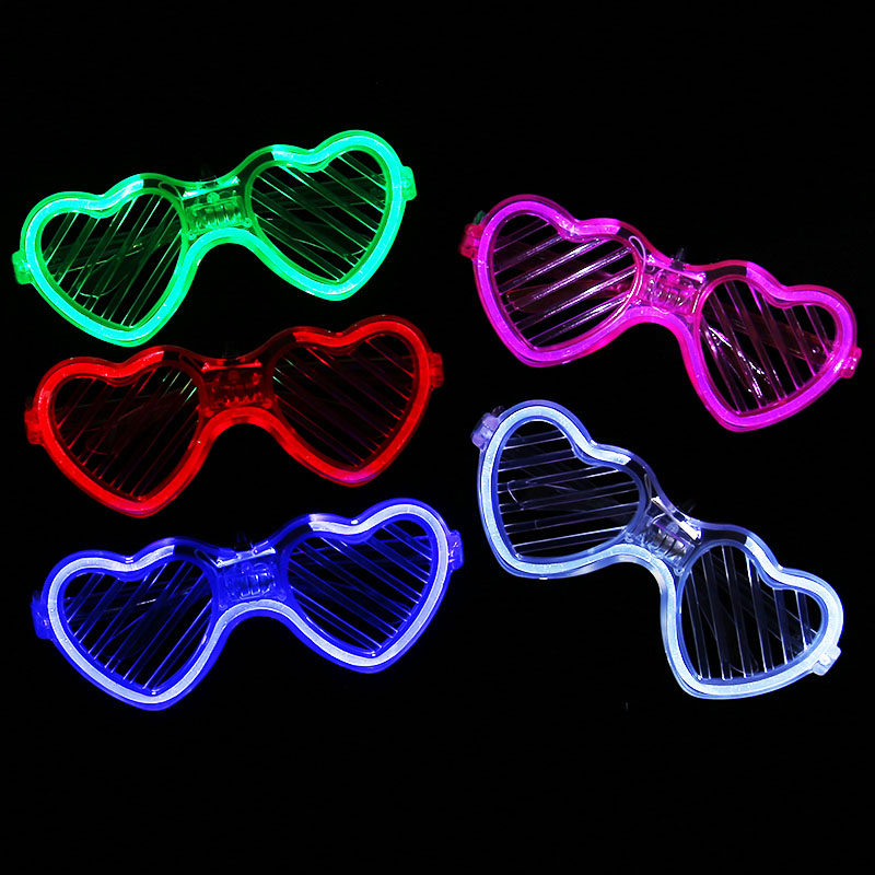 파티 야광 블라인드 안경 디스코 바 나이트 클럽 KTV 분위기 전자 음절 축제 소품 인터넷 유명인 플래시 장난감