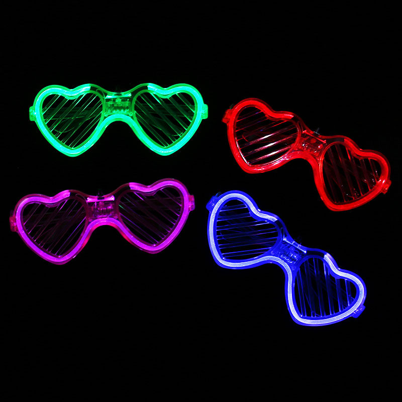파티 야광 블라인드 안경 디스코 바 나이트 클럽 KTV 분위기 전자 음절 축제 소품 인터넷 유명인 플래시 장난감