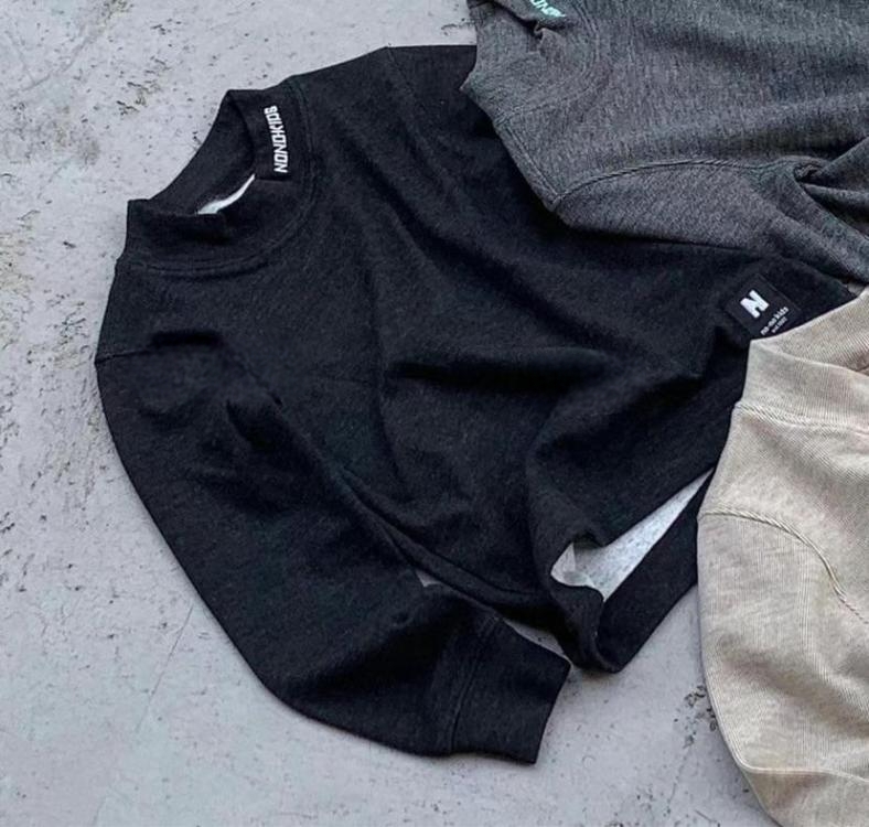 波拉韩版童装2025冬季字母儿童T恤德绒男童打底衫女童发热内衣