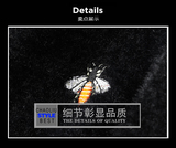 貂绒衫2024年羊毛套头长袖毛衣针织衫小蜜蜂F015P100平拍，男装针织衫/毛衣，电商D208