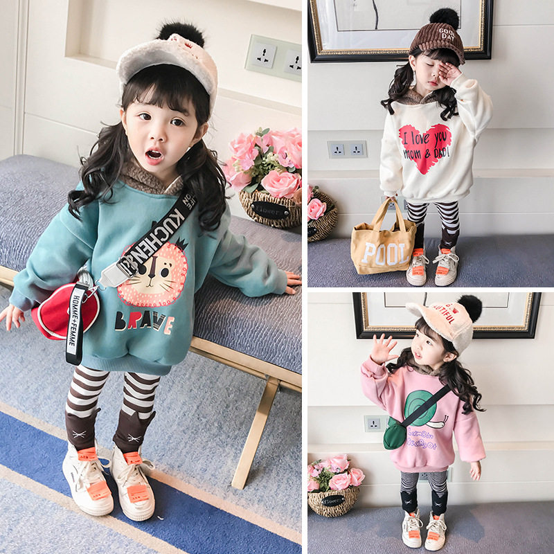 1-8 Female baby winter Clothes 2 Children Autumn and Winter Clothing 3 Korean version 5 Plush thickening keep warm Sweater Coat 67in the Children/Baby/Family fitted , Sweater/Fleece  category - from Buy2taobao.com to provide professional Taobao agent buy service