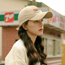 邪恶先生 万茜同款帽子女美式软顶棒球弯檐鸭舌帽休闲百搭遮阳帽