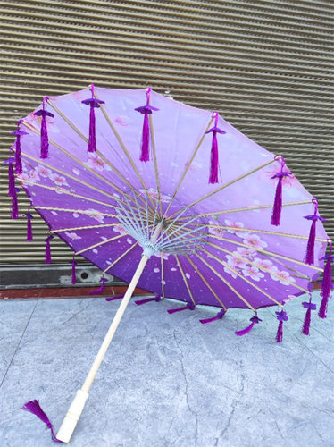流苏花瓣伞跳舞伞工艺伞演出道具