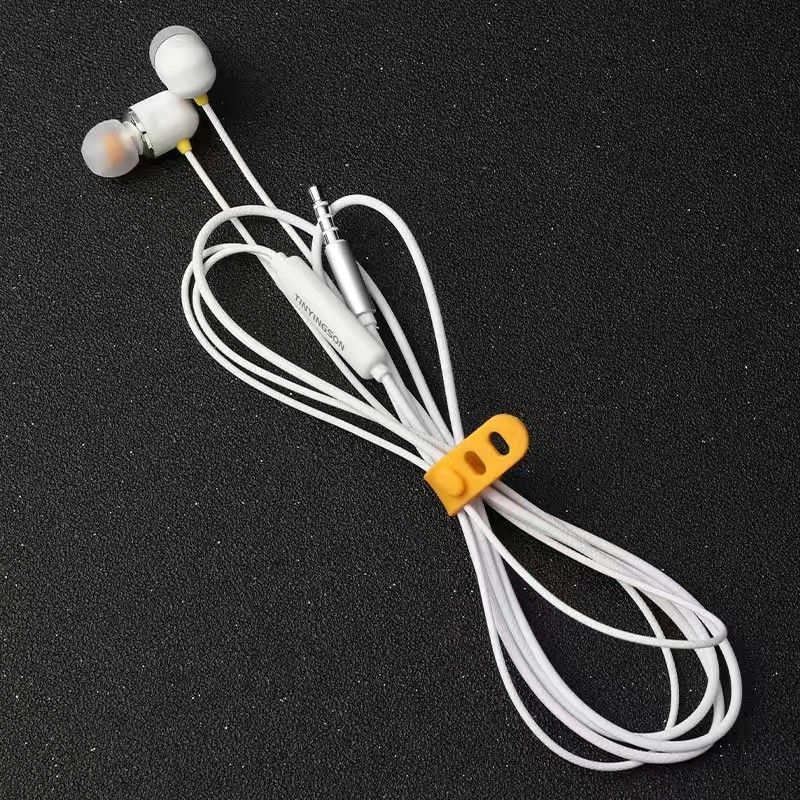 通用耳机线vivo苹果安卓OPPO华为小米IQOO3手机入耳式K歌线控白色