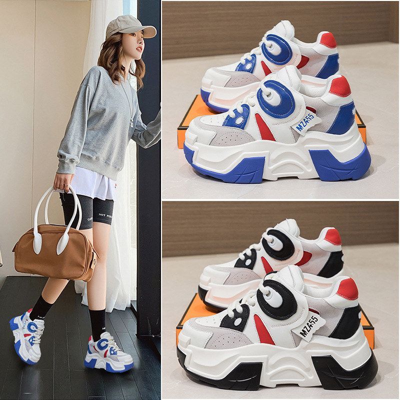 厚底老爹鞋女2026年春秋新款百搭