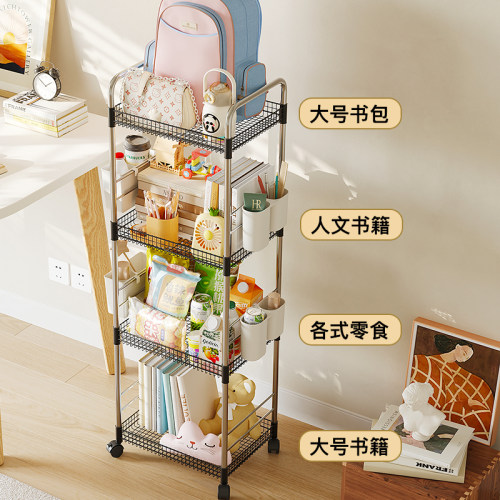 不锈钢带轮移动置物架耐用