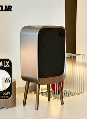 VEELAR感应垃圾桶不锈钢美容院商用轻奢智能电动高脚客厅高颜值桶