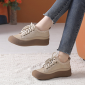 大码 冬季 4143 百搭休闲女鞋 外穿毛毛鞋 保暖加绒板鞋 舒适厚底高帮鞋