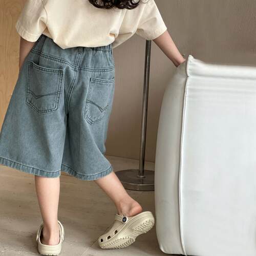 女童夏天裤子2026新款中大童女孩五分裤夏季薄款夏装儿童牛仔短裤