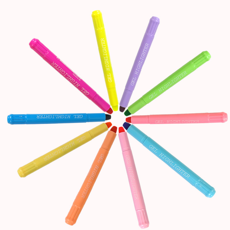 固体荧光笔果冻糖果色标记重点考研手账经久耐用黑板可擦写摆地摊,文具电教/文化用品/商务用品,荧光笔,淘宝优惠券,粉丝福利购,淘宝优惠卷
