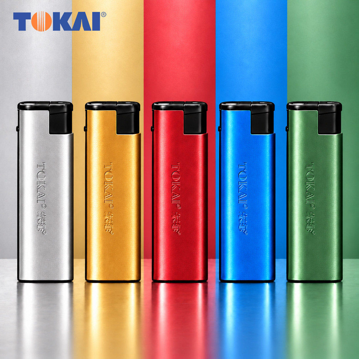 Tokai东海金属直冲防风打火机一次性进口品牌高档广告定制印字