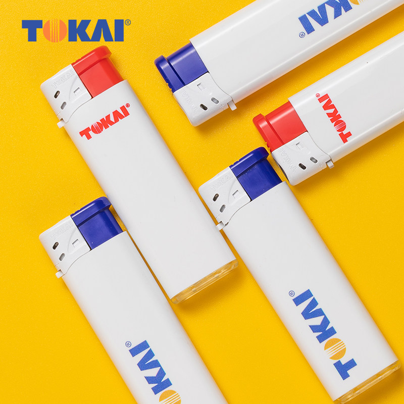 Tokai东海塑料直冲防风打火机一次性进口品牌高端广告订制印字