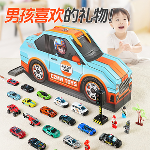 2025年网红新爆款 生日礼物5合金车戳戳乐 玩具儿童3到6岁4小男孩