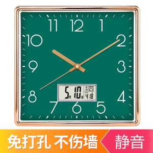 静音挂钟客厅时钟表卧室挂表时尚大气现代简约时钟家用机芯石英钟